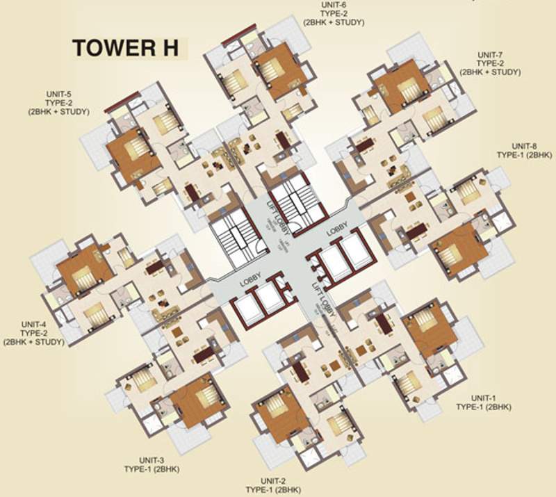 luxury homes Images for Cluster Plan of RG Luxury Homes