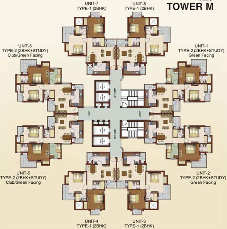 luxury homes Images for Cluster Plan of RG Luxury Homes