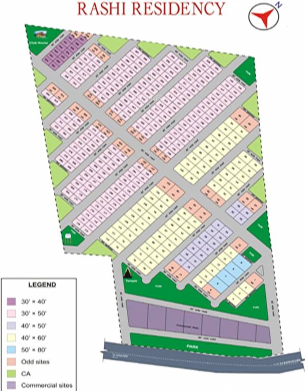 rashi developers residency Master Plan