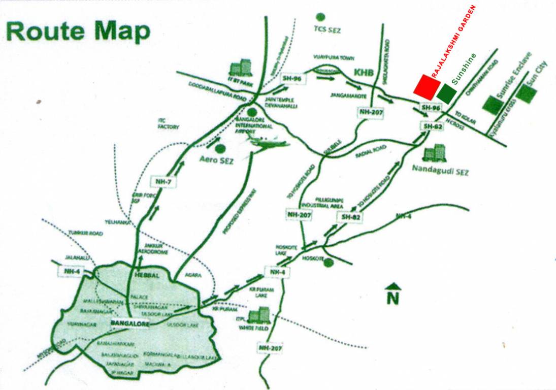 Images for Location Plan of Galaxy Rajalaxmi Garden