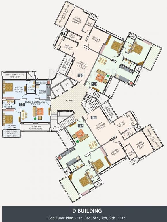 Images for Cluster Plan of Lushlife Developers Sky Heights