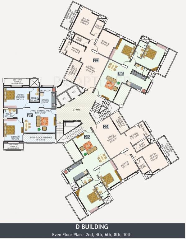 Images for Cluster Plan of Lushlife Developers Sky Heights