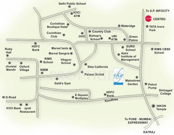 Images for Location Plan of Lushlife Developers Sky Heights