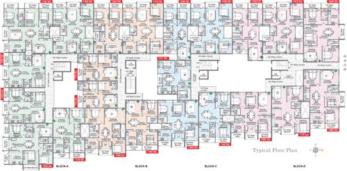  pleasant Images for Cluster Plan of Pavani Pleasant