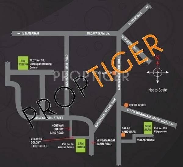 Images for Location Plan of SRM Builders Rudra