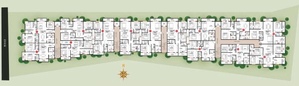 prestige-group winston Winston Typical Floor Cluster Plan