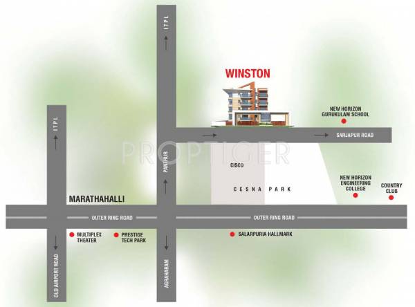 prestige-group winston Location Plan