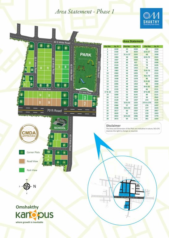 Images for Layout Plan of OM Shakthy Kanopus