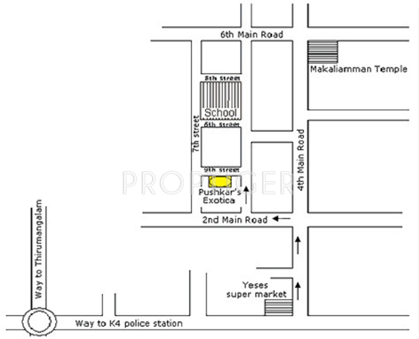 Images for Location Plan of Pushkar Exotica