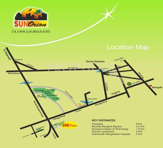 Images for Location Plan of Mittal Group Sun Orion