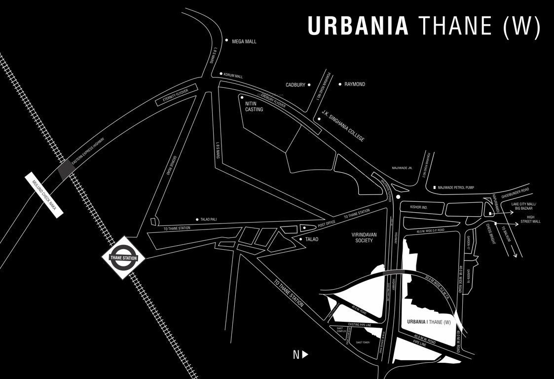 Images for Location Plan of Rustomjee Urbania Athena