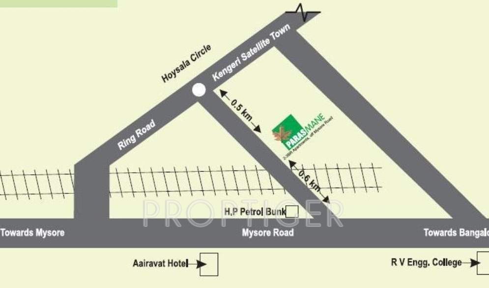 mane Images for Location Plan of Paras group Mane