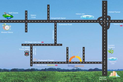  sunshine Images for Location Plan of Siroya Sunshine