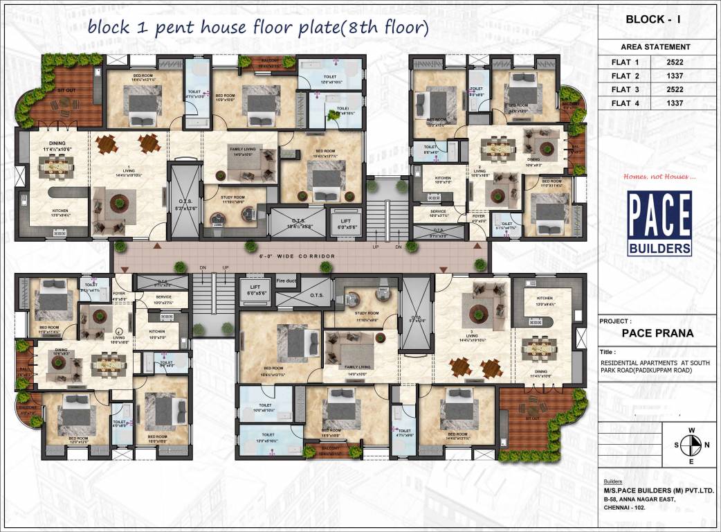  prana Block 1 Cluster Plan