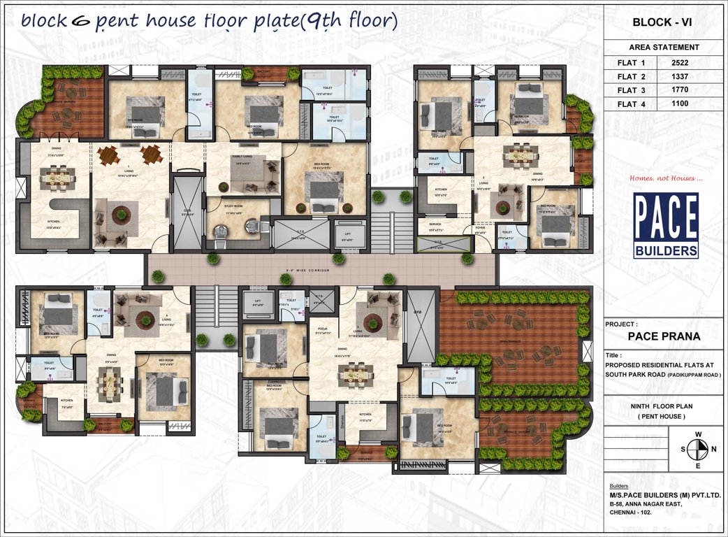  prana Block 1 Cluster Plan