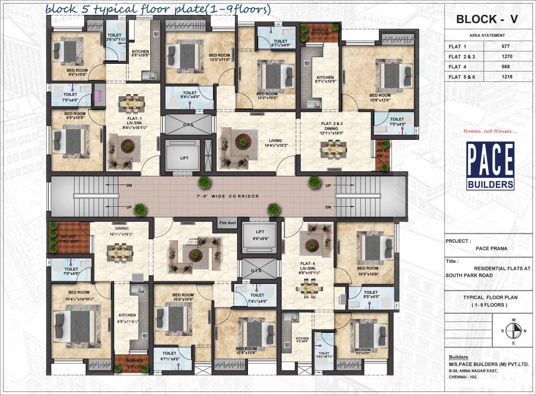  prana Block 5 Cluster Plan