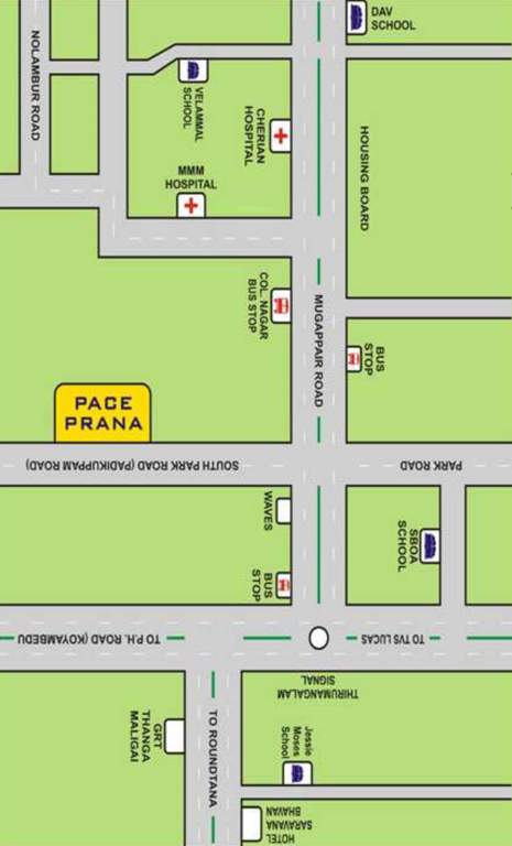  prana Images for Location Plan of Pace Prana
