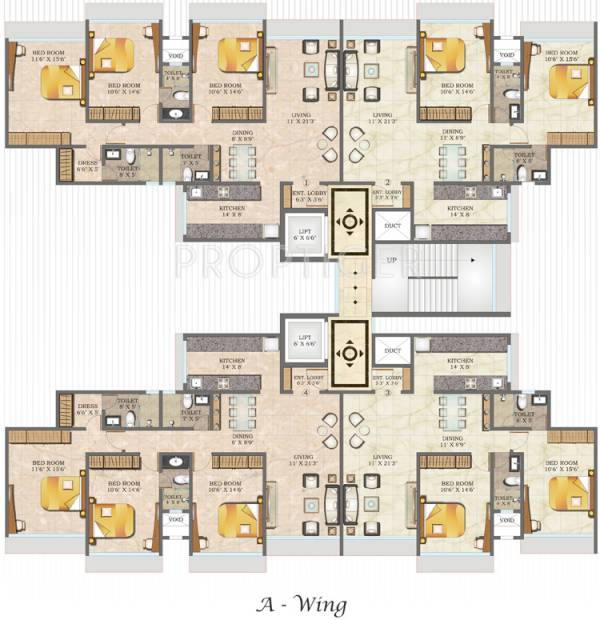  royal-court Images for Cluster Plan of Paranjape Royal Court