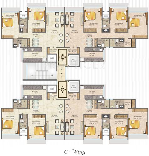  royal-court Images for Cluster Plan of Paranjape Royal Court