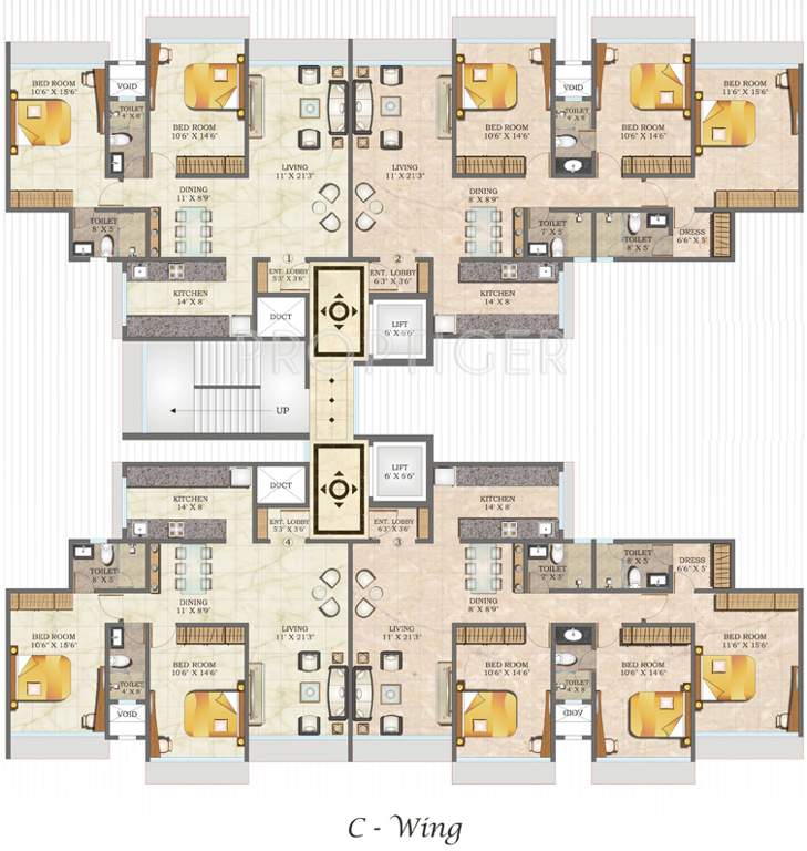  royal court Images for Cluster Plan of Paranjape Royal Court