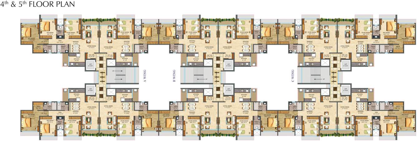  royal court Images for Cluster Plan of Paranjape Royal Court