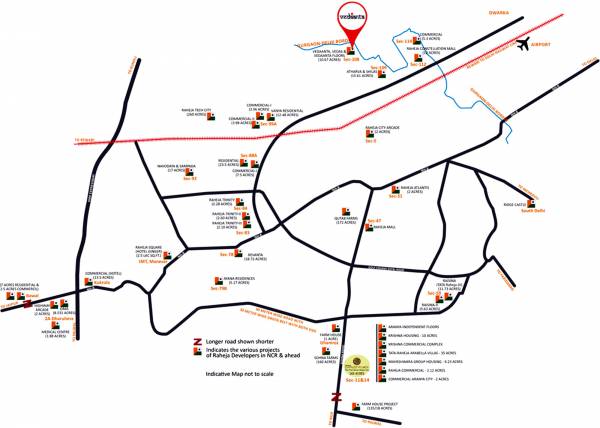 Images for Location Plan of Raheja Vedaanta