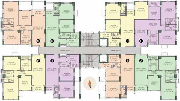 Images for Cluster Plan of Purti Flowers