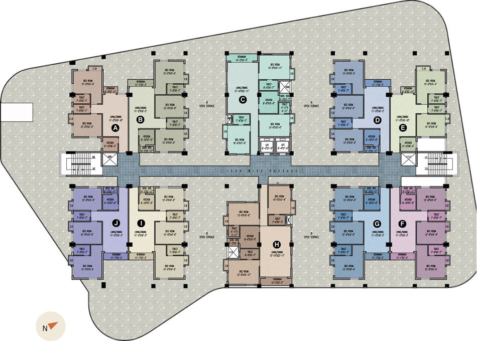 Images for Cluster Plan of Purti Flowers