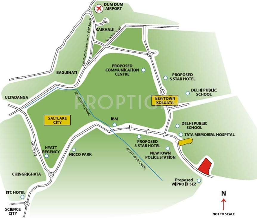  cascades Images for Location Plan of Unitech Cascades