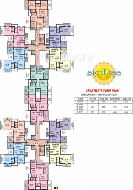 Images for Cluster Plan of Raviraj Realty Siciliaa