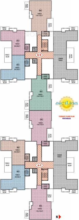 Images for Cluster Plan of Raviraj Realty Siciliaa