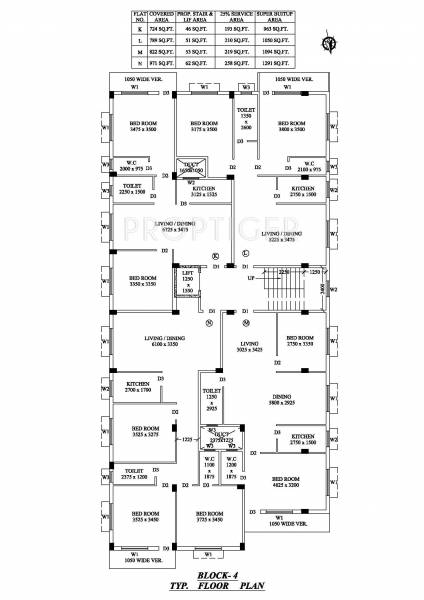 Images for Cluster Plan of Dewki Shankar Tower