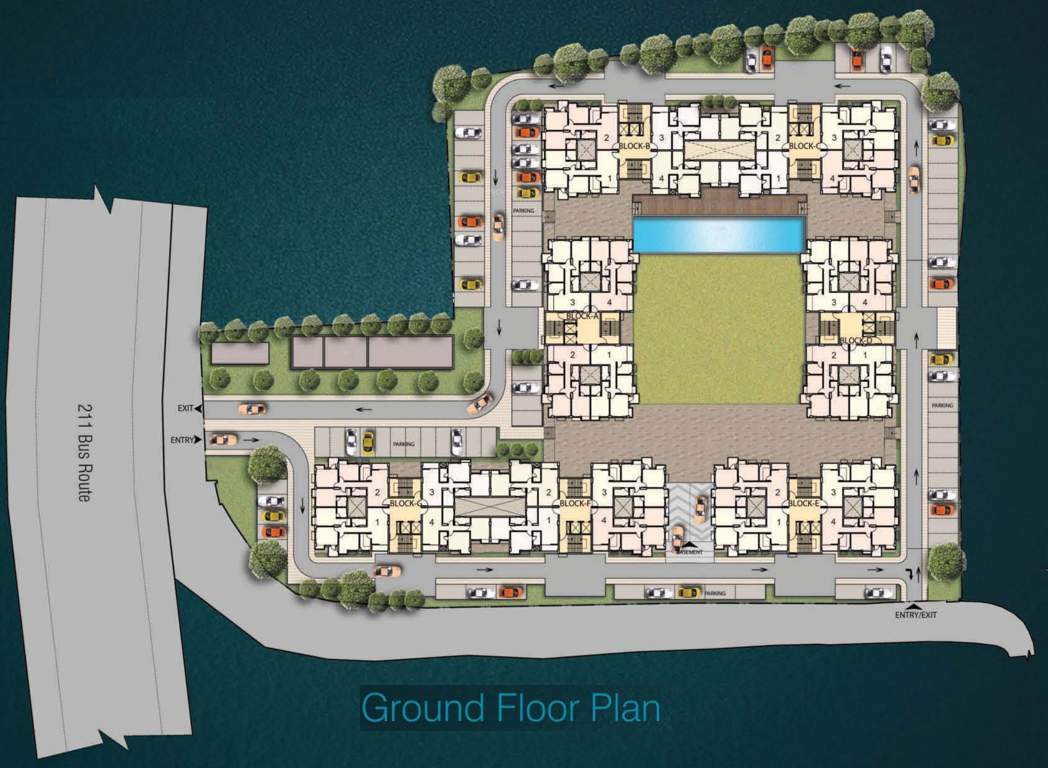  skyview Images for Cluster Plan of Magnolia Skyview