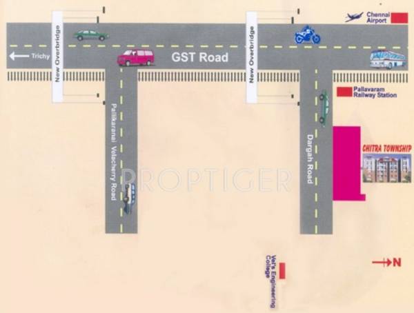 Images for Location Plan of Chitra Constructions Chitra Township