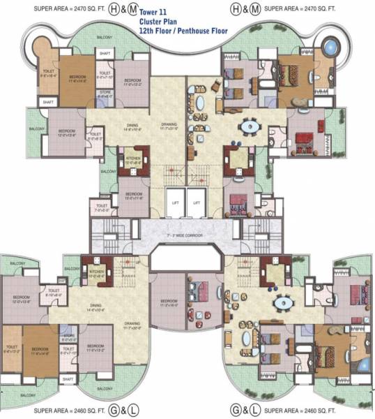 Images for Cluster Plan of Sethi Group Park Sapphire Images for Cluster Plan of Sethi Group Park Sapphire