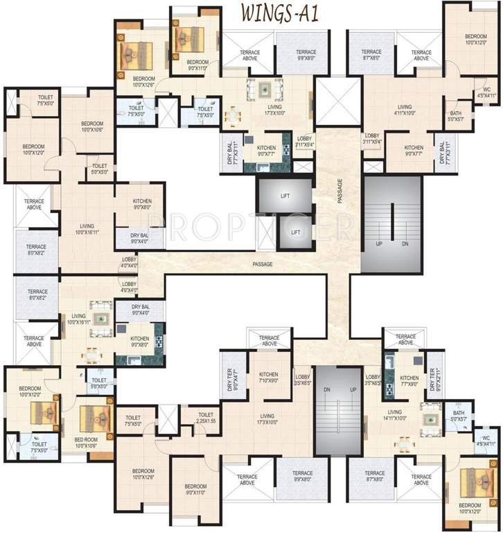 aum sanskruti housing casa imperia ph 2 Images for Cluster Plan of Sanskruti Casa Imperia 2