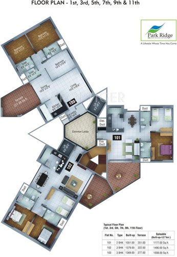 Images for Cluster Plan of JK Park Ridge