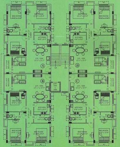  heights Images for Cluster Plan of Eastern Heights