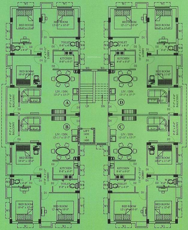  heights Images for Cluster Plan of Eastern Heights