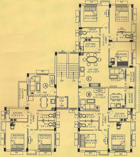  heights Images for Cluster Plan of Eastern Heights