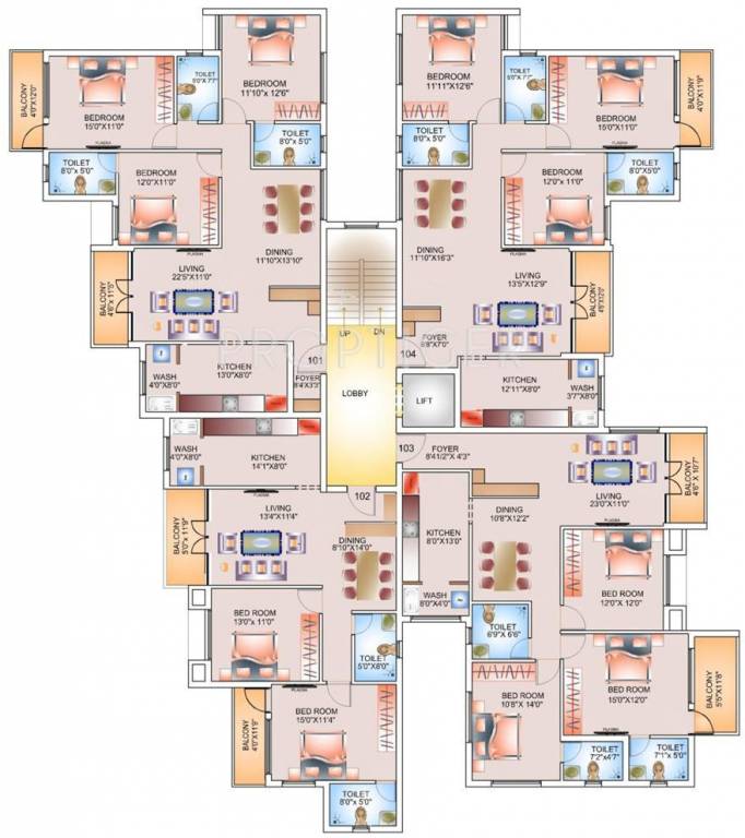 Images for Cluster Plan of Dugar Homes Sky City