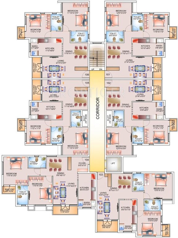 Images for Cluster Plan of Dugar Homes Sky City