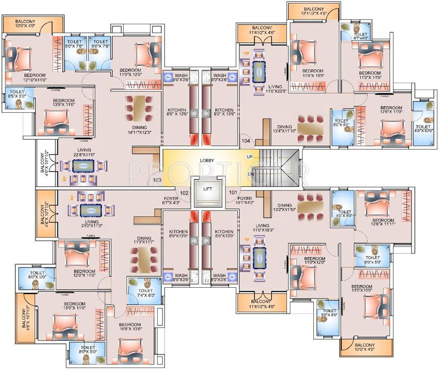 Images for Cluster Plan of Dugar Homes Sky City