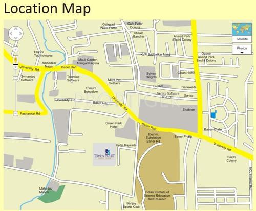  twin-nest Images for Location Plan of Shambhu Twin Nest