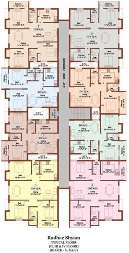 Images for Cluster Plan of SP Homes Radhae Shyam