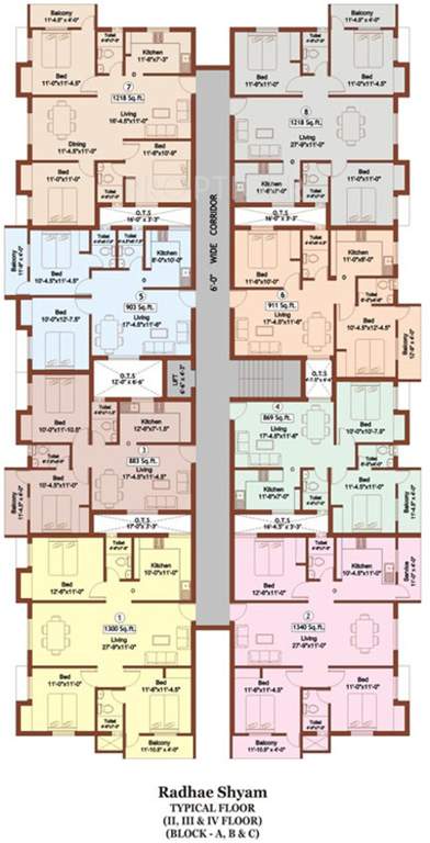 Images for Cluster Plan of SP Homes Radhae Shyam