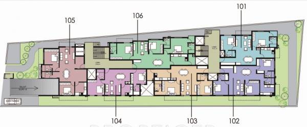 skanda-buildtech sukriti Sukriti Typical Tower Cluster Plan