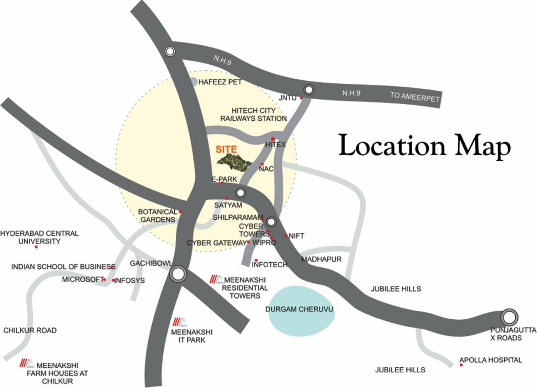 Images for Location Plan of Meenakshi Group Sky Lounge