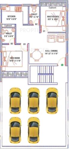 Malligai Flats Cluster Plan for ground Floor sree-venkateshwara malligai-flats Malligai Flats Cluster Plan for ground Floor
