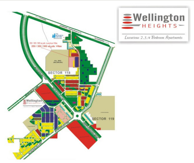 wellington heights Location Plan